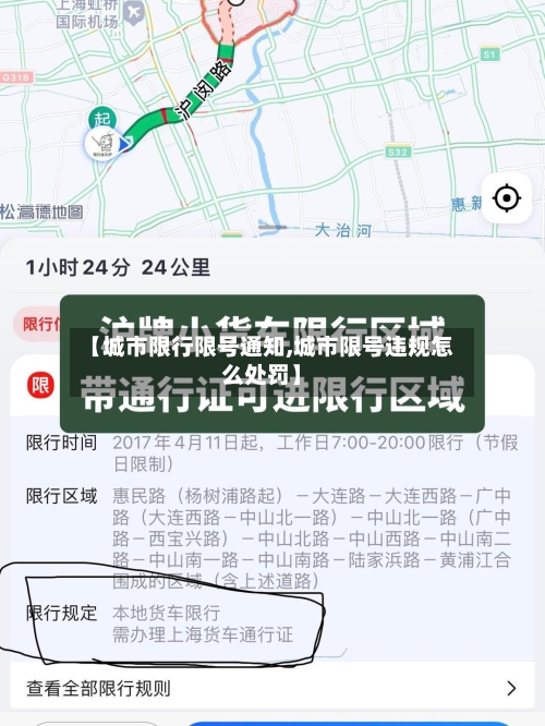 【城市限行限号通知,城市限号违规怎么处罚】